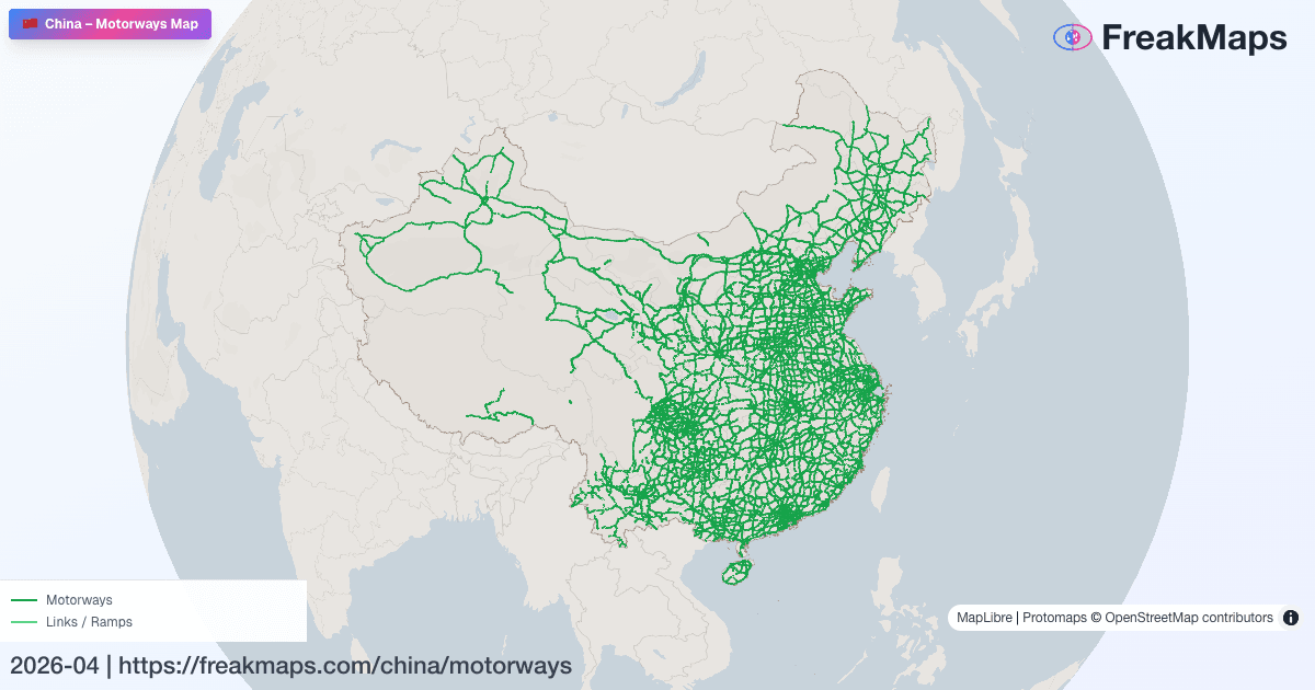China — motorways