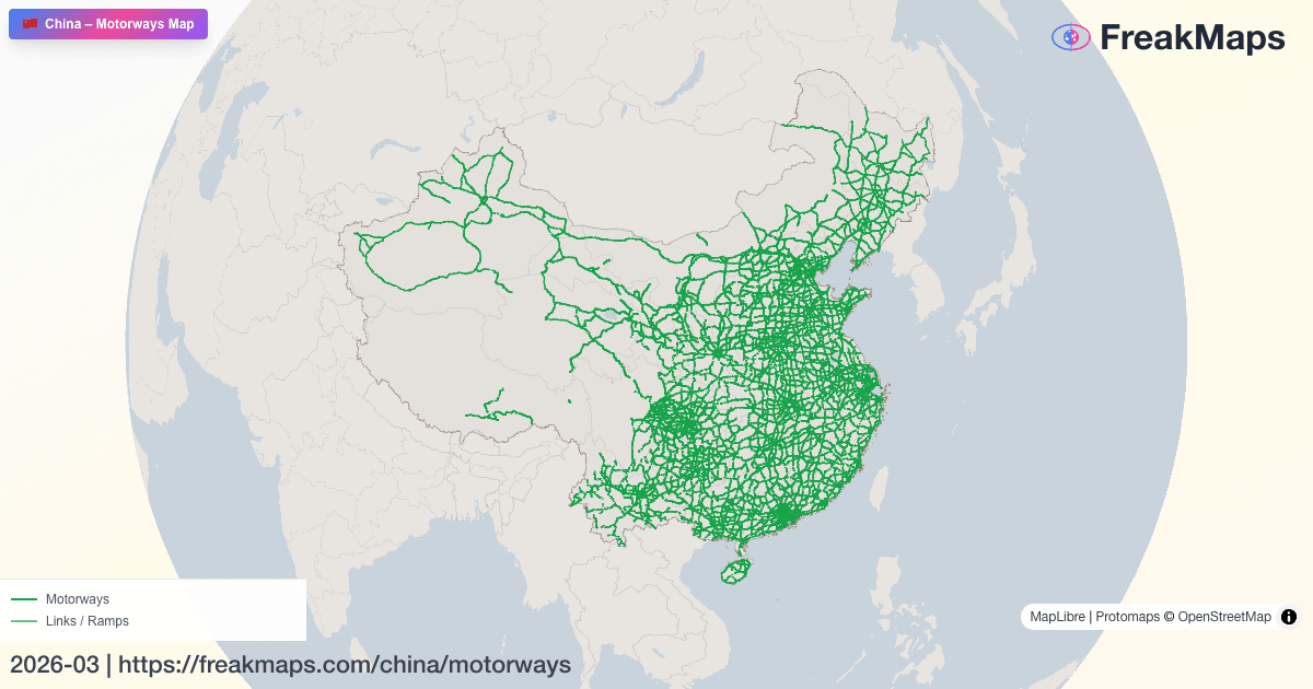 China — motorways