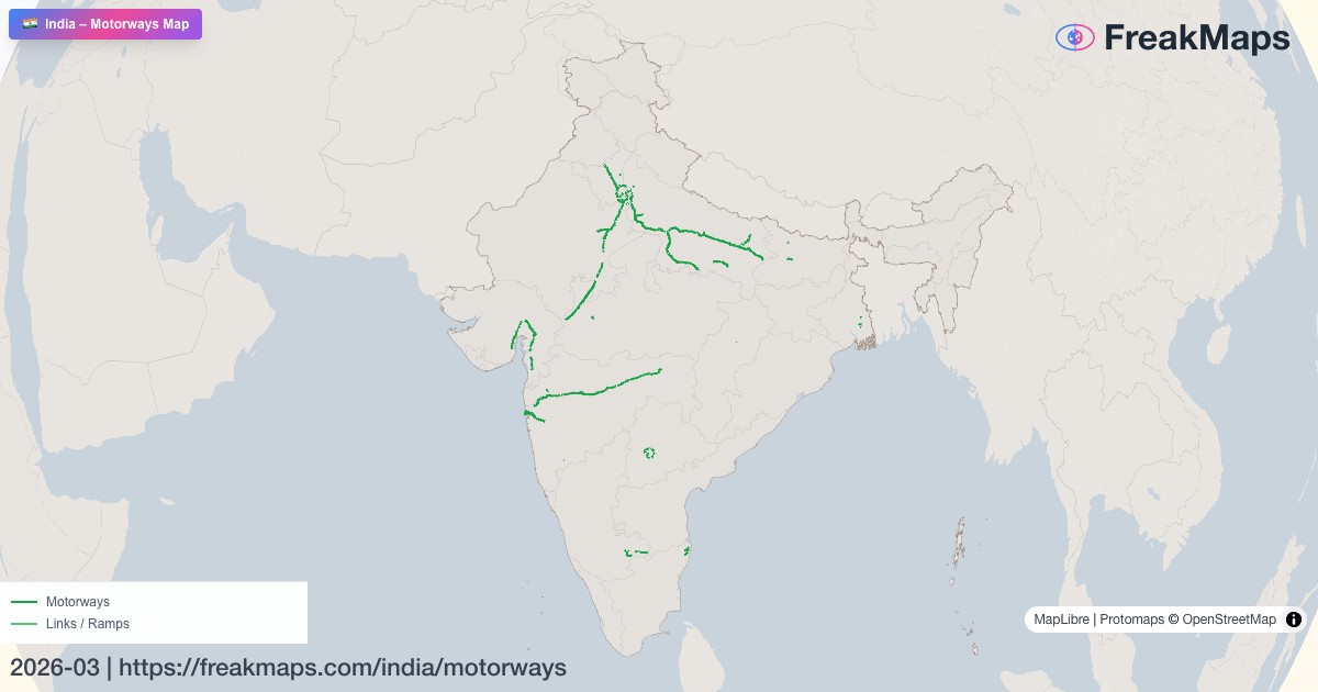 India — motorways