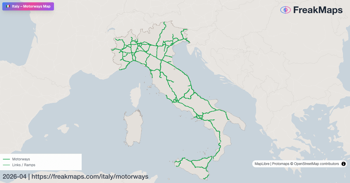 Italy — motorways