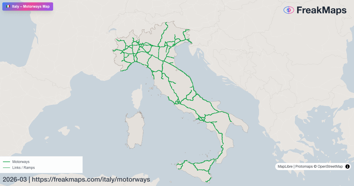 Italy — motorways