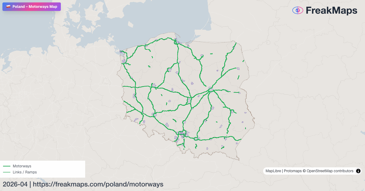 Poland — motorways